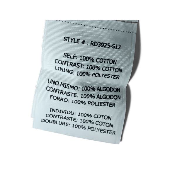 New with tags Ryu Eyelet Lace Strapless Dress Cream Brown Waist Detail M Cotton - Picture 15 of 16